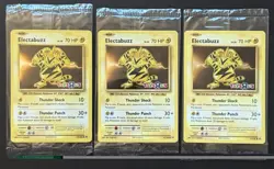 2016 POKEMON TOYS R US PROMO HOLO ELECTABUZZ X3 NM SEALED SET 💫 - Image 1