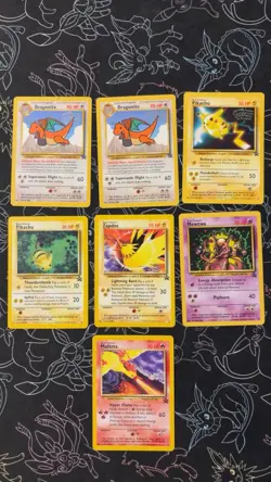 Pokemon Black Star Promo Lot Zapdos Mewtwo Pikachu Dragonite Moltres WOTC - Image 1