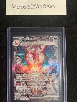 Pokemon TCG 2023 Charizard Ex 223/197 Obsidian Flames Card - Image 2