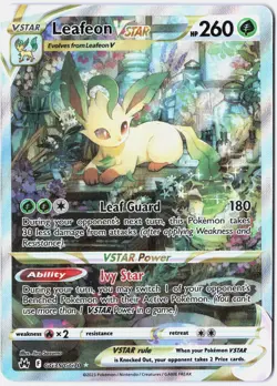 Pokemon*Leafeon VSTAR X1 Ultra Rare* NM GG35/GG70 Crown Zenith: Galarian Gallery - Image 1