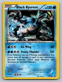 Black Kyurem - XY160 XY160 Holo Promo XY Promo Pokemon Lightly Played - Image 1