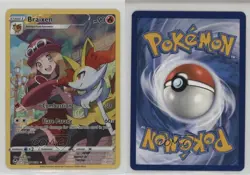 Full Art - Braixen Pokemon Sword & Shield Silver Tempest Trainer Gallery #TG01 - Image 3