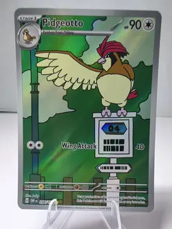 Pokemon TCG Pidgeotto 208/197 SV03: Obsidian Flames , Ruler Of Balck Flame 119 - Image 3