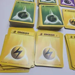 Pokemon Card Lot 600+ Energy Base Set & 2 & More Sets Vintage 1999 1996 - Image 4