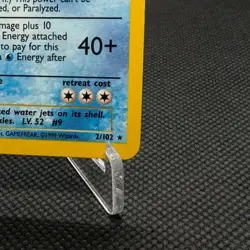 Blastoise 1999 Base Set #2 Rare Holo LP Pokemon - Image 5