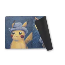 Pikachu & Eevee Self-Portraits Playmat Pokemon Center x Van Gogh Museum - Image 4