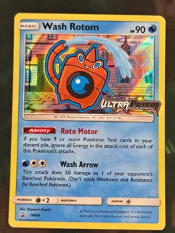 Wash Rotom - (Prerelease) SM94 Holo P Sun & Moon Promo LP Pokemon - Image 1