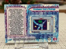 Pokemon the Movie 2000 #29 (Professor Oak's Findings) Blue Logo LP - Image 2