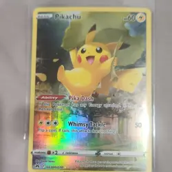 Pikachu Ultra Rare Full Art Holo GG30/GG70 Crown Zenith Galarian Gallery Pokemon - Image 2