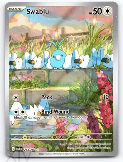 Swablu 213/182 Pokemon Paradox Rift Illustration Rare - Image 1