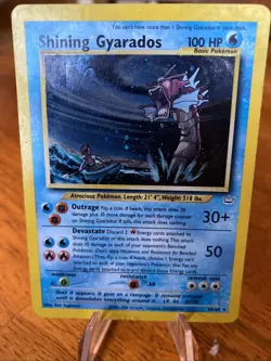 Pokemon Shining Gyarados 65/64 Neo Revelation Holo - Image 1