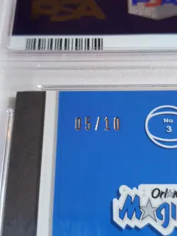 2017 Donruss Optic Shaquille O'Neal AUTO GOLD /10 Signature - PSA 9 (POP 1) - Image 3