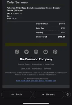 4x Pokemon TCG: Mega Evolution-Ascended Heroes Booster Bundle (6 Packs) Pre Sale - Image 3