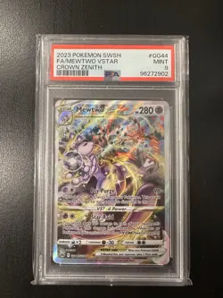 Mewtwo VSTAR GG44/GG70 Pokemon TCG Crown Zenith - PSA 9 MINT - Image 2