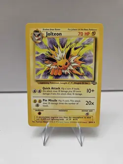 1999 Pokemon TCG Jolteon Jungle 20/64 Regular Non-Holo Rare WOTC Vintage - Image 1