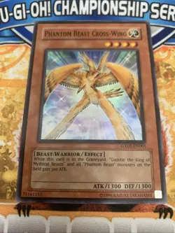 Yugioh PHANTOM BEAST CROSS-WING GX02-EN001 NM - Image 1
