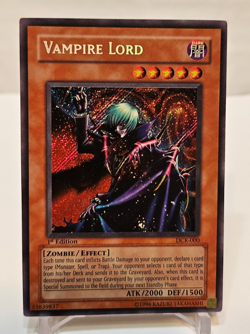 Vampire Lord DCR-000 Secret Rare 1st Edition Yugioh 1579 - Image 1
