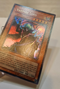 Vampire Lord DCR-000 Secret Rare 1st Edition Yugioh 1579 - Image 3