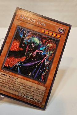 Vampire Lord DCR-000 Secret Rare 1st Edition Yugioh 1579 - Image 4