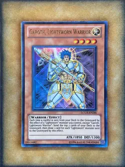 Yugioh Garoth, Lightsworn Warrior LCGX-EN246 Ultra Rare NM - Image 1