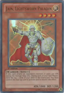 Yugioh! MP Jain, Lightsworn Paladin - RYMP-EN100 - Ultra Rare - 1st Edition Mode - Image 1