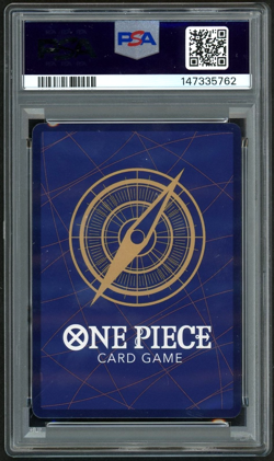 ONE PIECE GEAR TWO 2025 OP11-A FIST OF DIVINE SPEED ALTERNATE ART #080 PSA 10 - Image 2