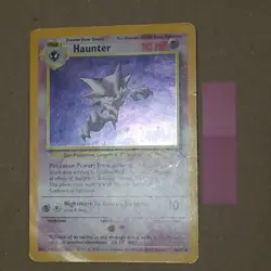 Haunter 6/62 - Holo RARE - Fossil Set - VINTAGE WOTC Pokemon Card - MP/HP - Image 1
