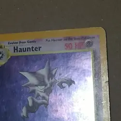 Haunter 6/62 - Holo RARE - Fossil Set - VINTAGE WOTC Pokemon Card - MP/HP - Image 2