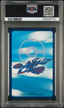 2003 POKEMON SAPPHIRE VERSION PLAYING CARDS KING OF DIAMONDS SALAMENCE PSA 9 - Image 2