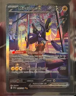 Pokemon TCG Miraidon EX Scarlet & Violet Base Set Card 244/198 - Image 1