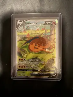 Pokemon Charizard V SWSH260 Sword & Shield Promo Holo Card 220 HP English - Image 1