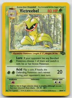 Pokemon Card Victreebel (30) Rare Jungle 30/64 - Image 1