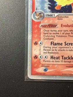 Pokemon TCG Flareon EX Holo Rare Card 108/113 Delta Species NM UNPLAYED - Image 4