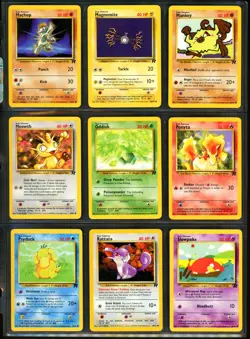 2000 Pokemon TEAM ROCKET Set COMPLETE Non Holo UNCOMMON COMMON Cards Lot WotC NM - Image 5