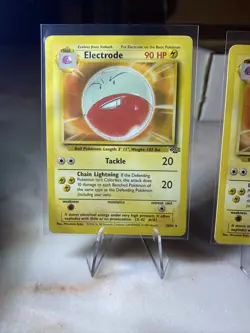 Pokemon TCG Electrode - Jungle Card Number 18/64 Non Holo Rare LP X2 - Image 2