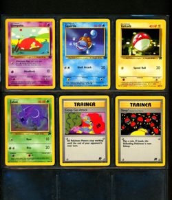 2000 Pokemon TEAM ROCKET Unlimited Edition COMPLETE Non Holo COMMON Card Set Lot - Image 4