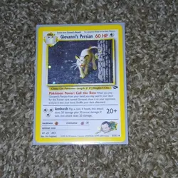 Pokemon TCG Nintendo Gym Challenge 2 Card Lot Holo Giovanni's Persian Beedrill - Image 1