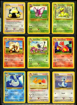 2000 Pokemon BASE SET 2 Edition COMPLETE Non Holo Cards Lot #21-130 Rare NM MINT - Image 3