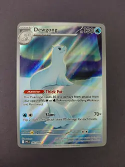 Pokemon Dewgong 097/094 Me02: Phantasmal Flames Holo NM-M Unplayed TCG Card B - Image 1