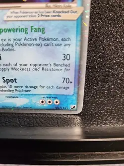 Feraligatr EX Holo Unseen Forces 103/115 Pokemon Trading Card 2005 LP - Image 4