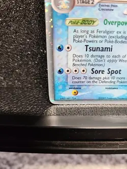 Feraligatr EX Holo Unseen Forces 103/115 Pokemon Trading Card 2005 LP - Image 5