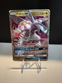 Pokemon Palkia GX TCG Sun & Moon Ultra Prism Holo Card 101/156 NM Condition - Image 1