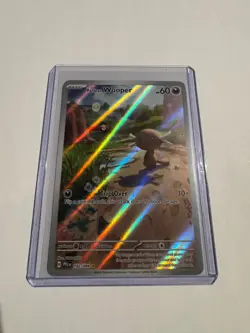 Phantasmal Flames Paldean Wooper Illustration Rare 102/92 NM HOLO Pokemon Card - Image 1