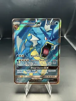 Pokemon Gyarados GX TCG Full Art Holo Card 101/111 Sm-Crimson Invasion Rare - Image 2