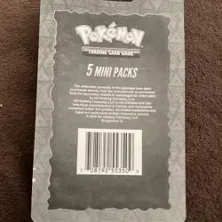 Pokemon Trick or Trade 5 Mini Booster Packs 2024 3 Cards Per Pack - Image 2