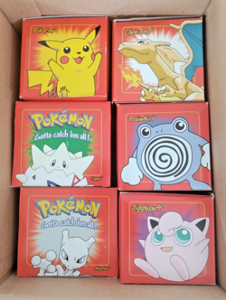 1999 Burger King Complete Set of 6Pokeman 23K Gold Plated Trading Card Pokeball - Image 1