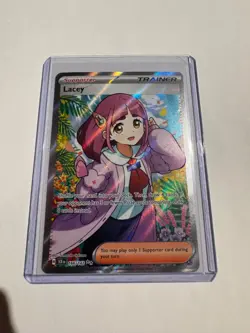 Stellar Crown Lacey Ultra Rare 166/142 NM HOLO Trainer Card - Image 1