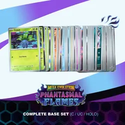 Phantasmal Flames : Complete Base Set (C/UC/R) 84 Cards - Image 1
