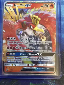 Pokemon TCG Ho-Oh GX Black Star Promo SM57 Sun And Moon NM - Image 1