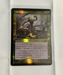 Cindervines (Retro Frame) (Serialized 247/500) Ravnica Remastered Foil NM - Image 1